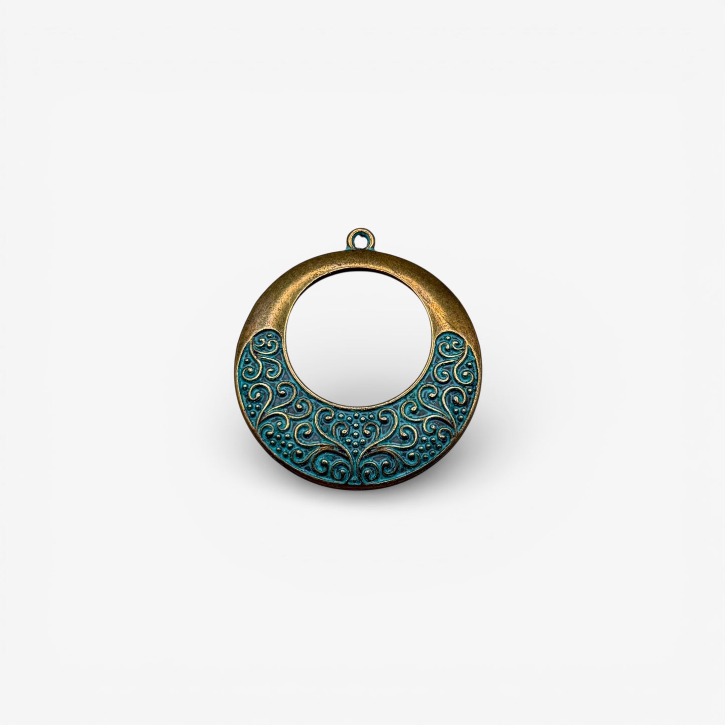 Turquoise Patina Pendants – Antique Bronze