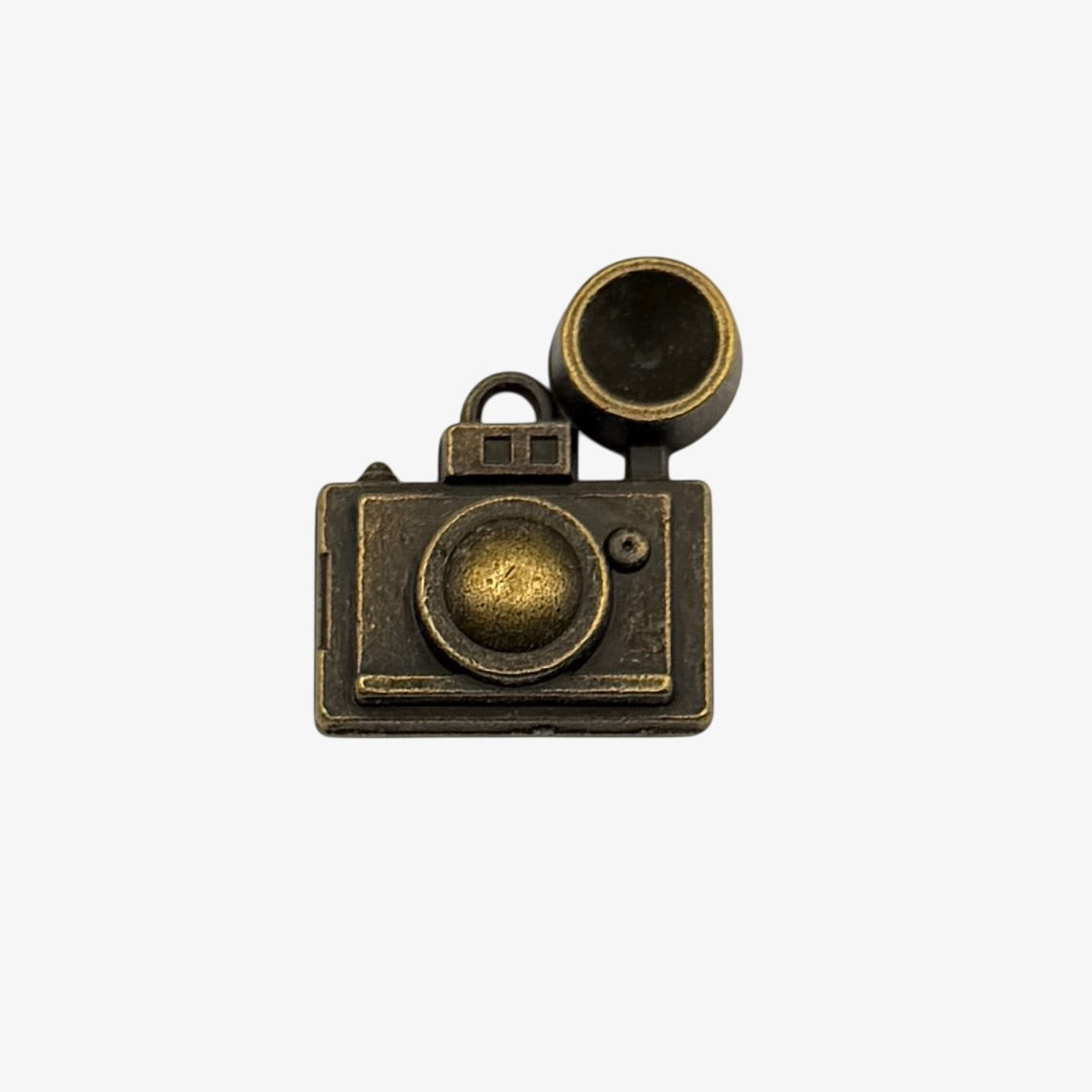 Bronze camera charm