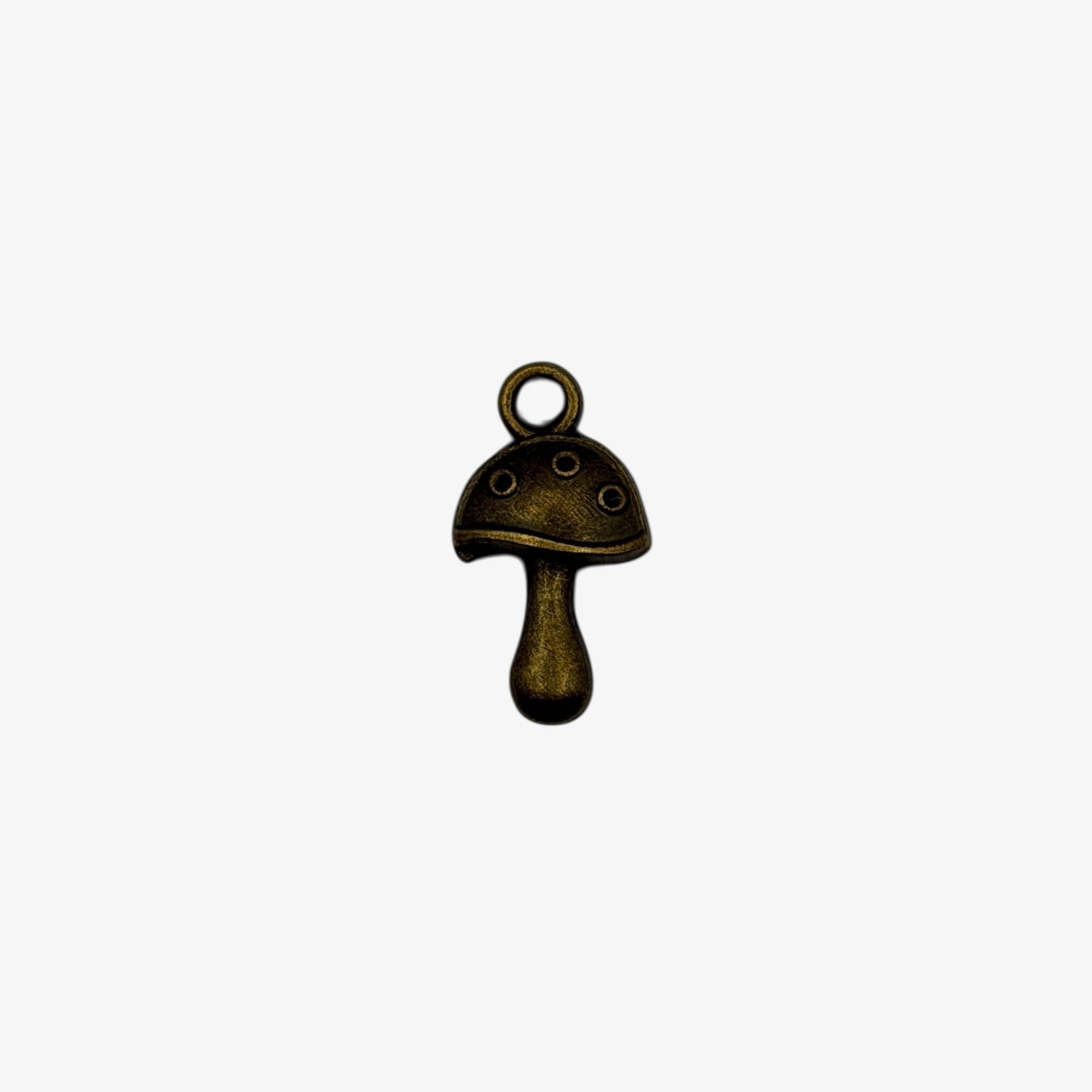 Bronze Mushroom Charm