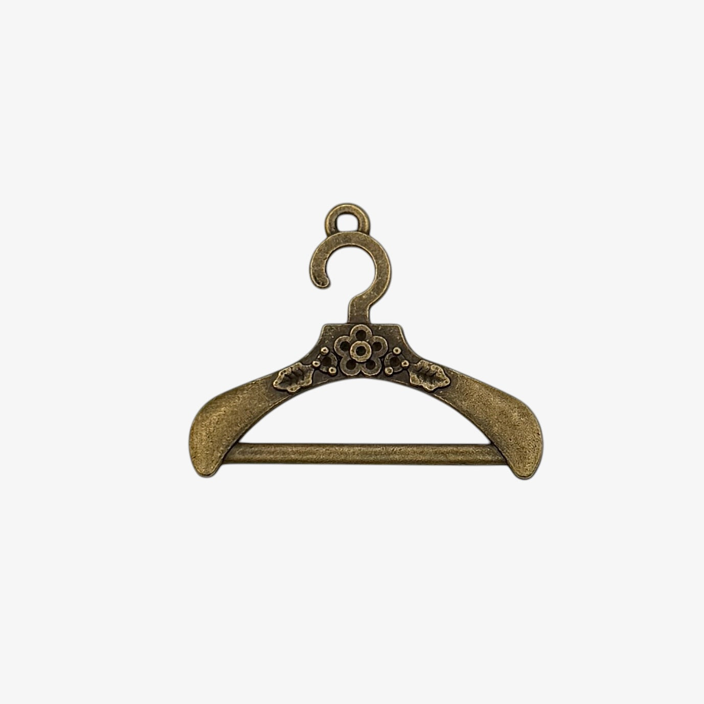 Antique Bronze Vintage Hanger Charm