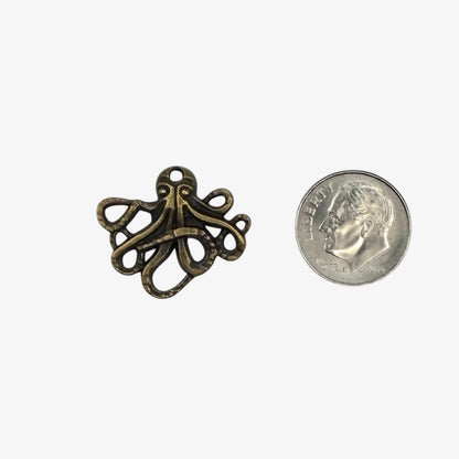 Octopus Charm Pendant