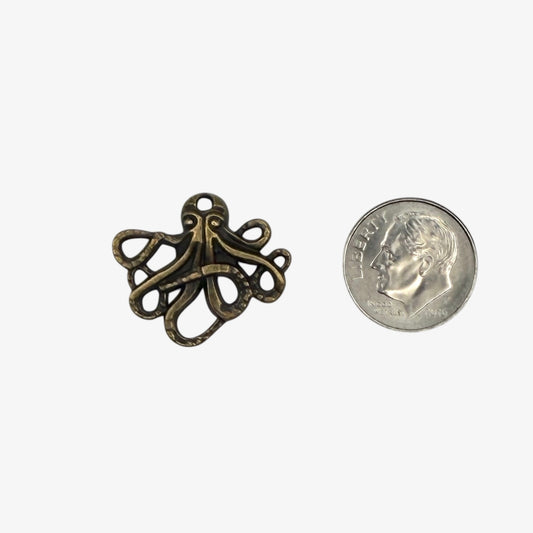 Octopus Charm Pendant