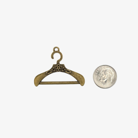 Antique Bronze Vintage Hanger Charm