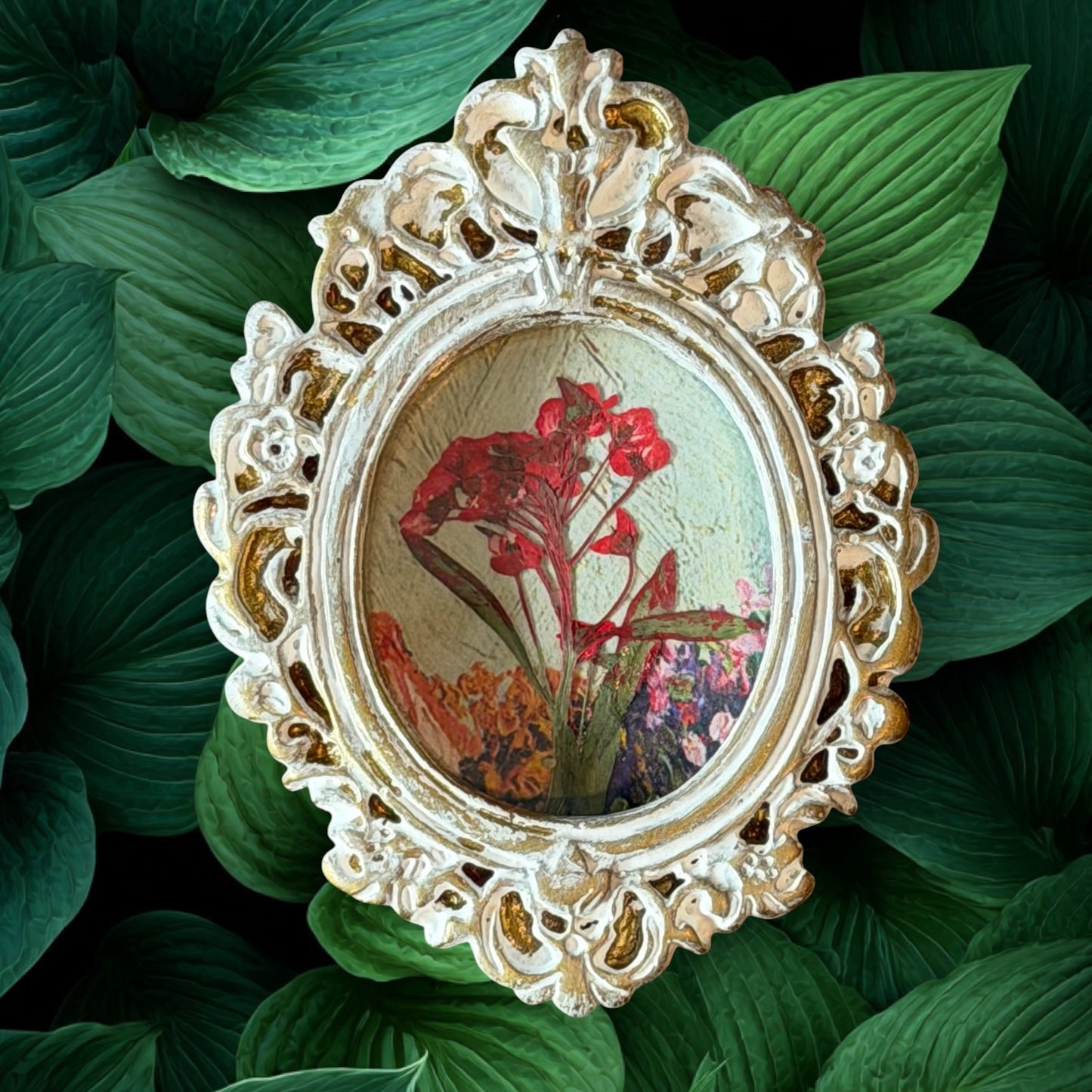 Mini Vintage Oval Frame Magnets