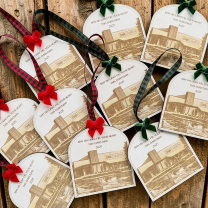 Custom Laser Engraved Photo Ornament