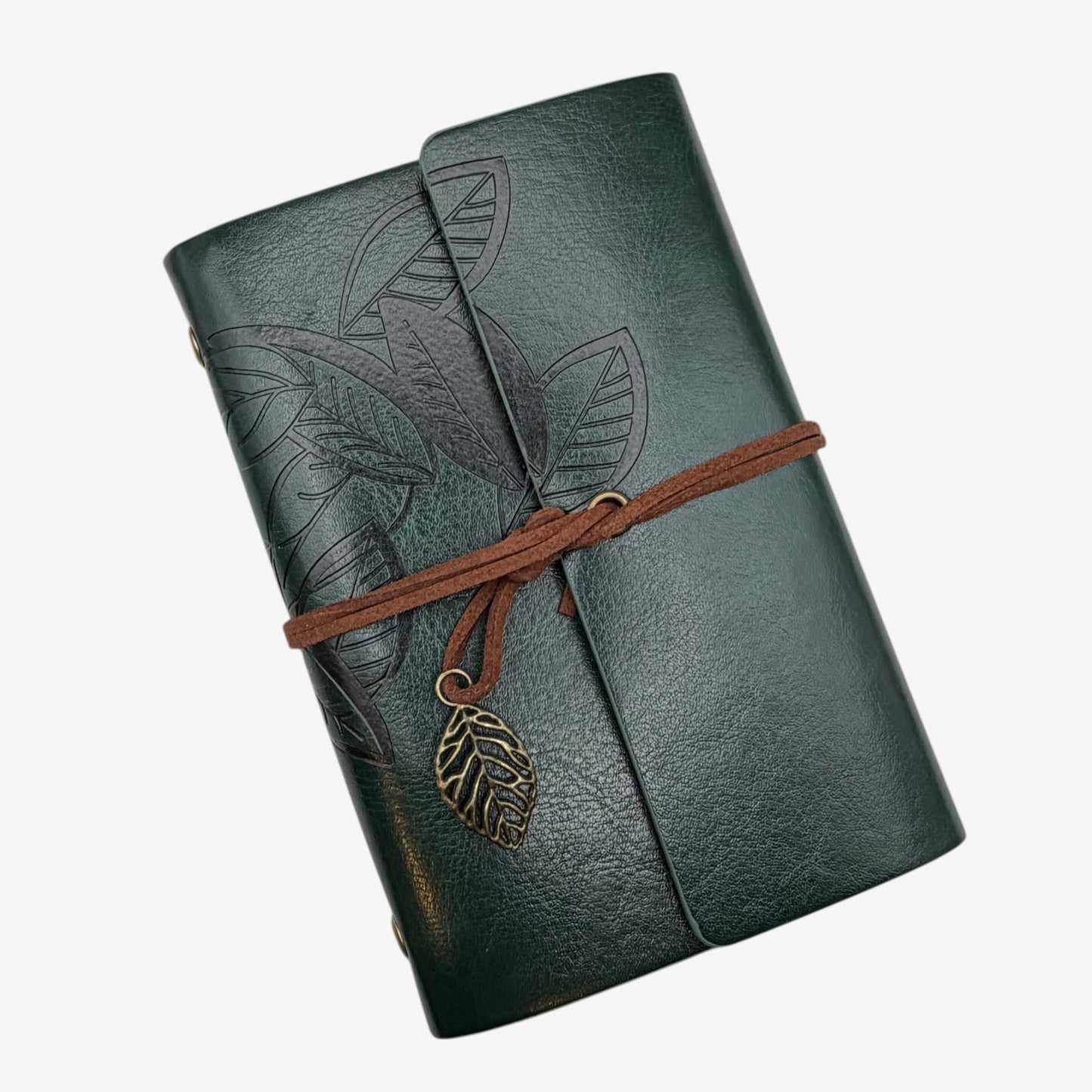 green leather travelers notebook