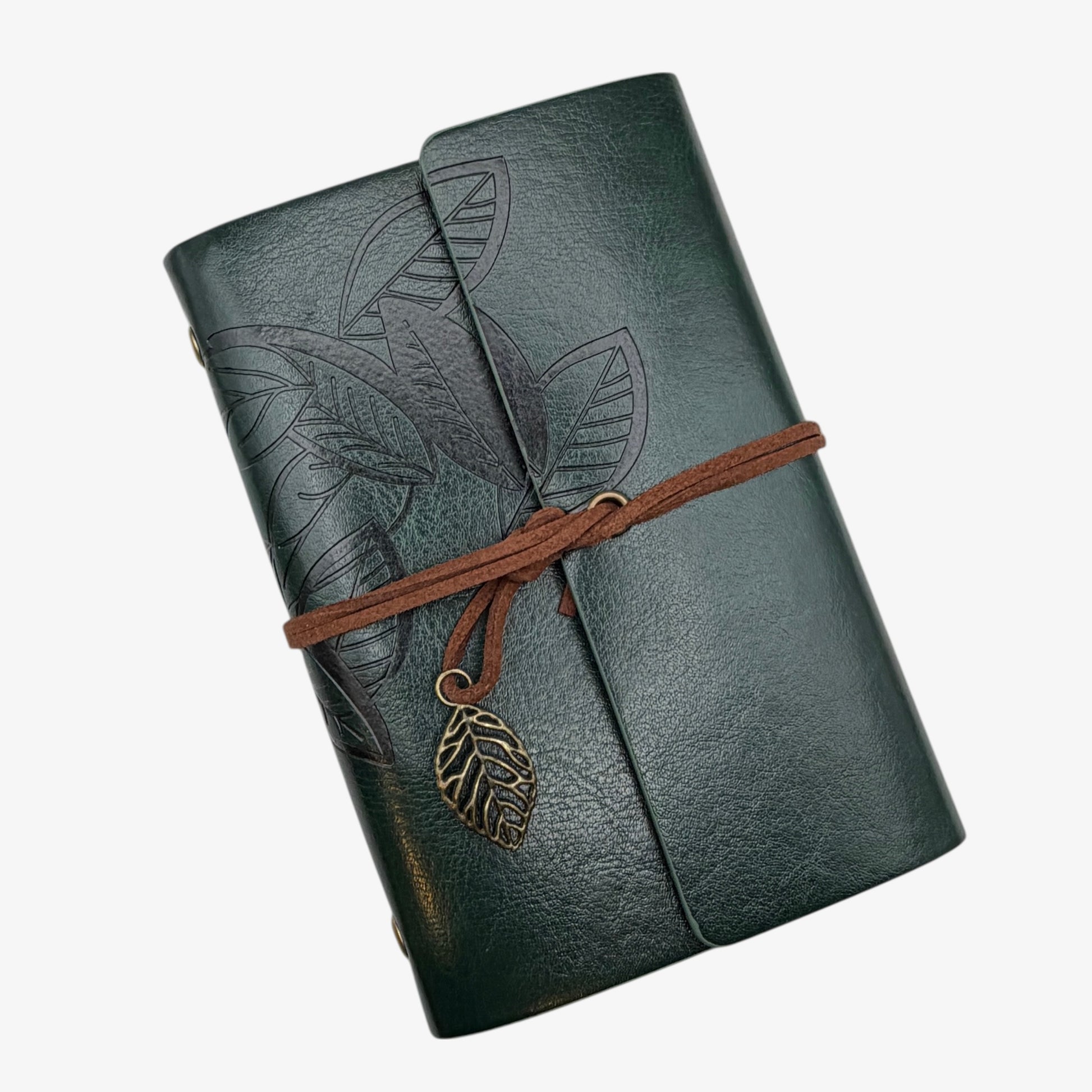 green leather travelers notebook