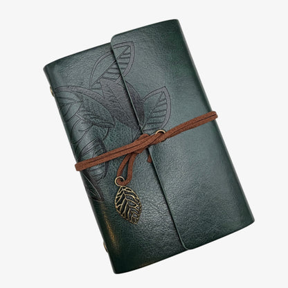 green leather travelers notebook