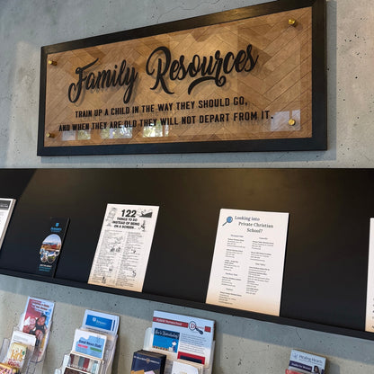 Custom Wood and Acrylic Sign