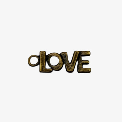 Love charm on a white background
