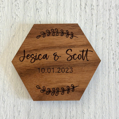 Personalized Wedding Save-the-Date Magnets